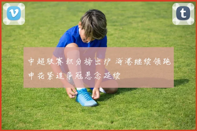 中超联赛积分榜出炉 海港继续领跑申花紧追争冠悬念延续
